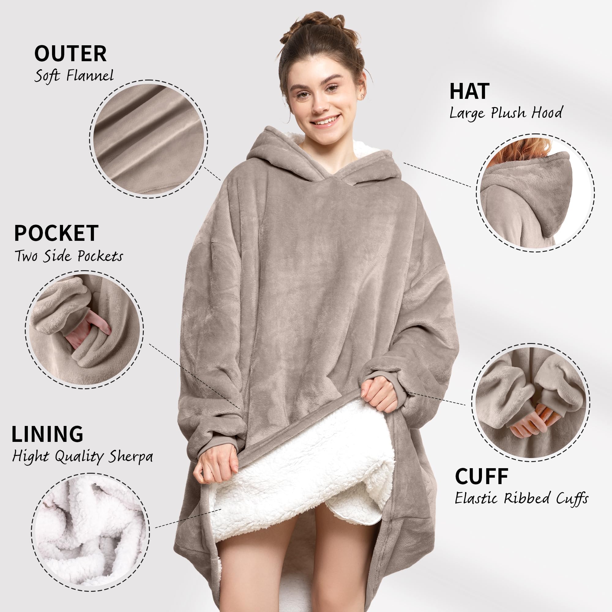 AmyHomie side pocket detail holding phone and remote for convenience