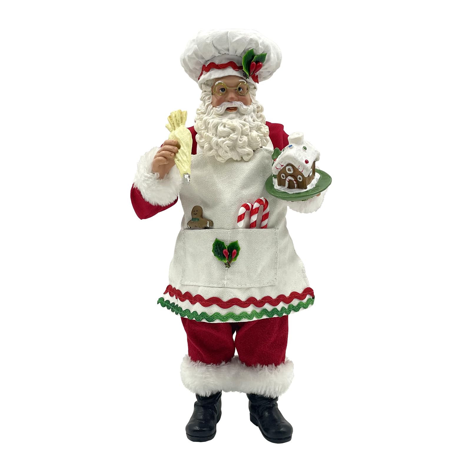 Amyoxu Chef Santa front view showing festive pose and gift-ready appeal
