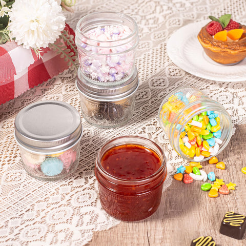 Amzcku jar beside a spoon showing scale and convenient single-serve size