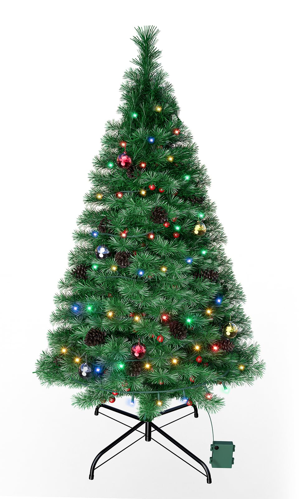 Amzxart front view showing full 4ft tree and festive appeal