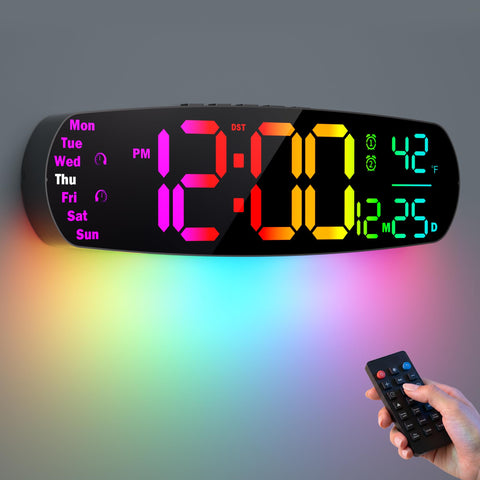 ANALOI front display showing large high-contrast digits for instant readability