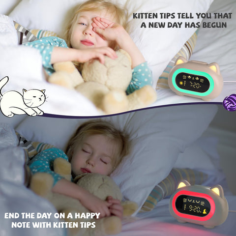ANALOI night light displaying multiple color modes for comfort