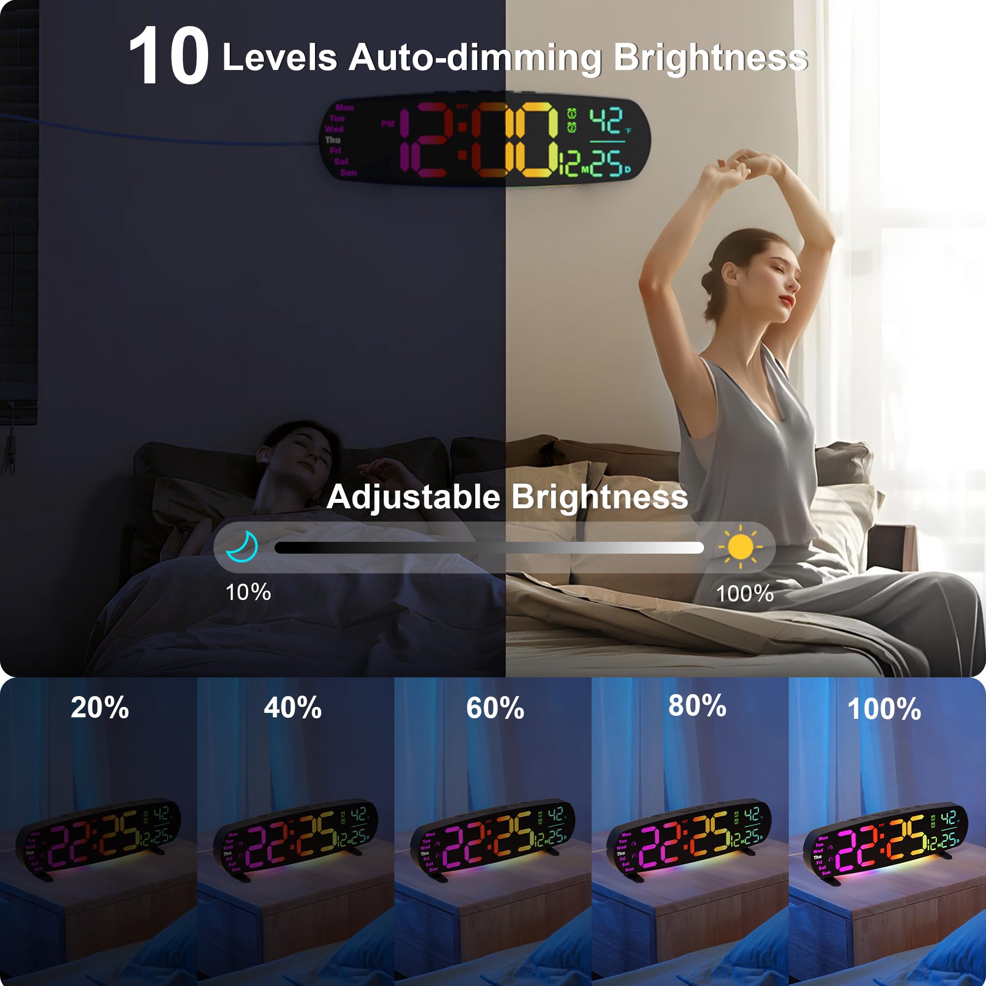 ANALOI remote control in hand adjusting settings for effortless convenience
