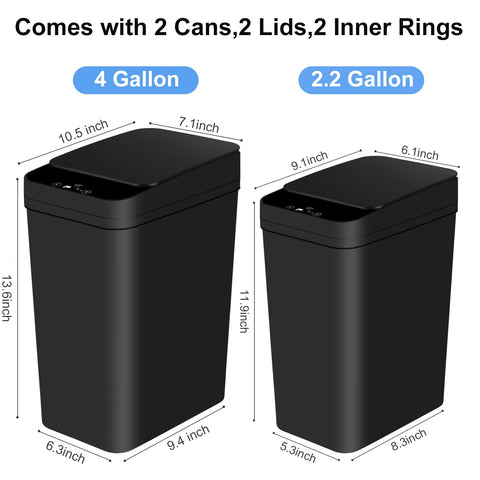 Anborry automatic bin placed in bathroom showing tidy, odor-controlled benefit