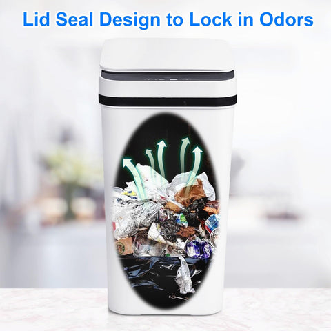 anborry inner bucket and bag ring removed displays easy bag installation benefit