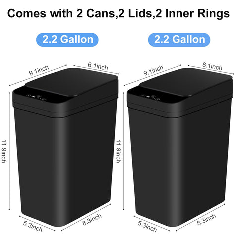 Anborry inner bucket and detachable bag ring for secure liner placement