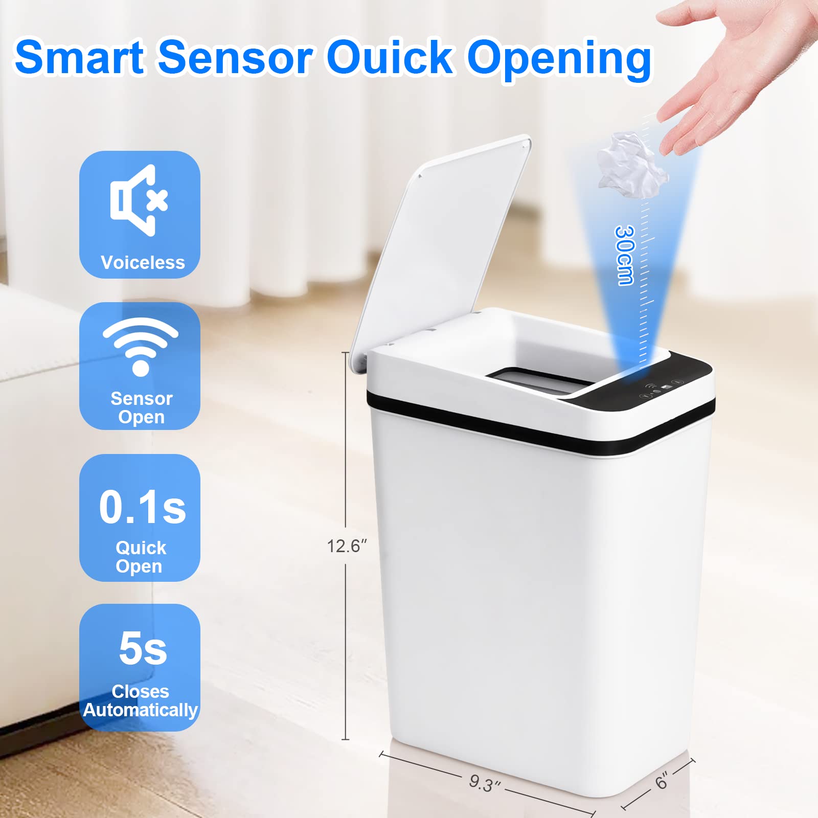 anborry side profile under sink scale conveys compact fit benefit