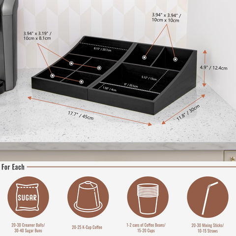 ANBOXIT holding mugs and spoons to show sturdy storage and easy retrieval benefit