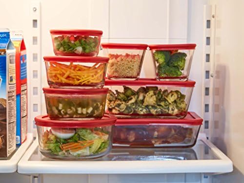 Anchor Hocking nested glass bowls demonstrating compact space-saving storage