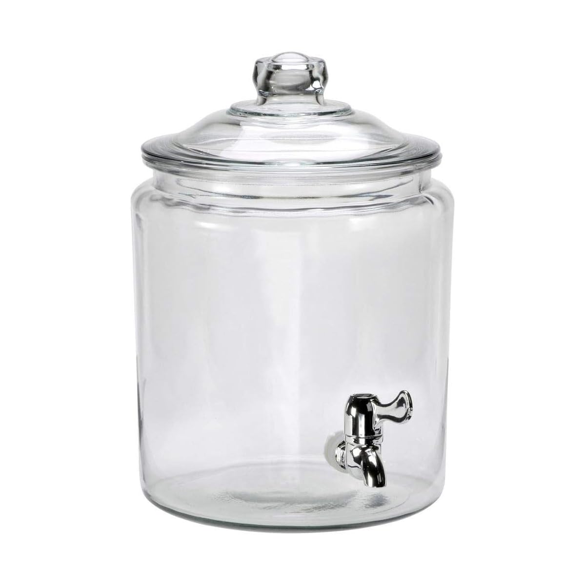 Anchor Hocking front view showing clear 2-gallon dispenser for elegant serving