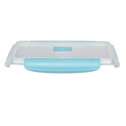 Anchor Hocking hot/cold pack inside tote keeping food temperature controlled