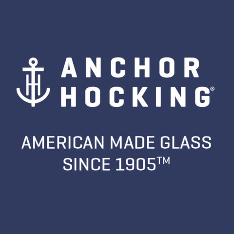 Anchor Hocking bowl in use mixing batter demonstrating non-reactive benefit