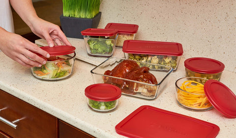 Anchor Hocking rectangular dish used for serving showing versatility and presentation