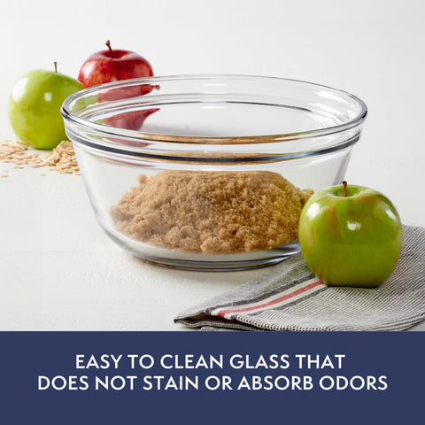 Anchor Hocking side profile highlighting durable glass thickness benefit