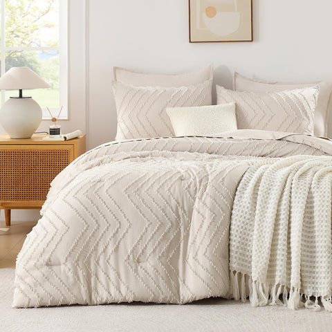 Andency close-up of tufted geometric quilting highlighting soft texture and durability