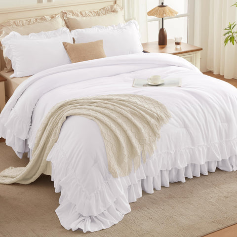 Andency close-up ruffle detail highlighting textured trim and subtle depth
