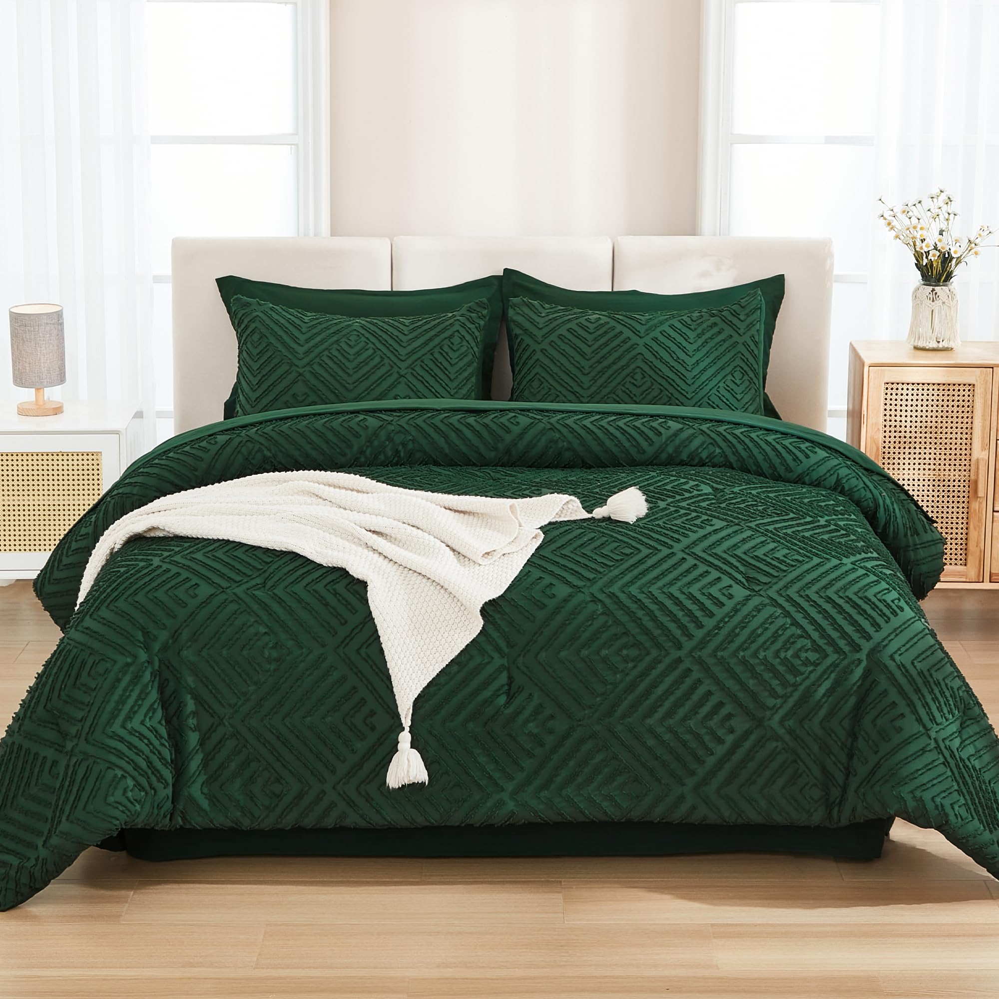 Andency comforter edge stitching detail ensuring durable seam strength