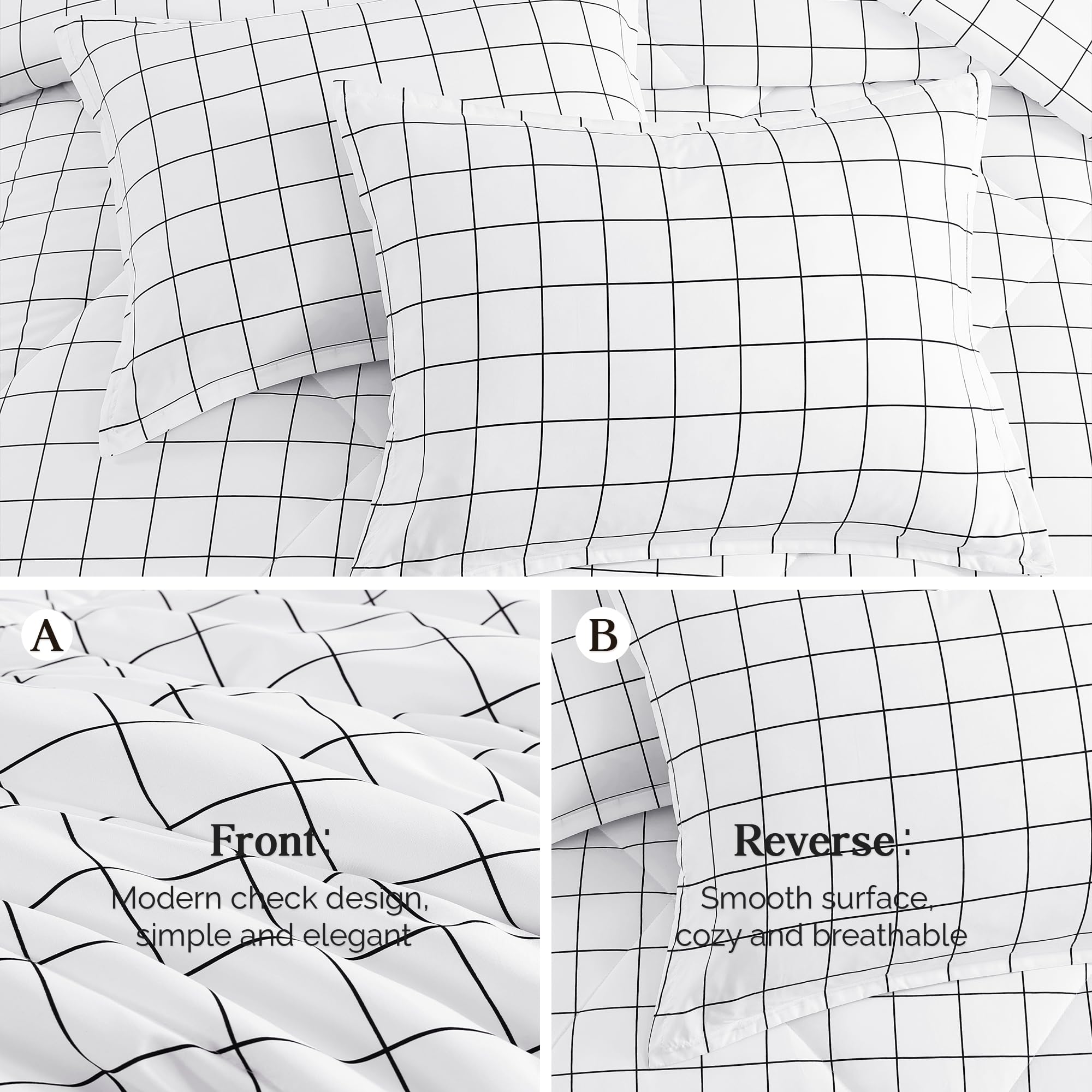 Andency comforter styled in a modern bedroom to show how it updates decor