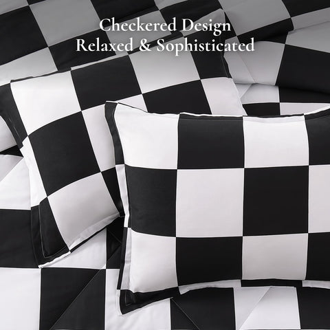 Andency comforter size scale bedshot shows twin coverage and proper fit benefit