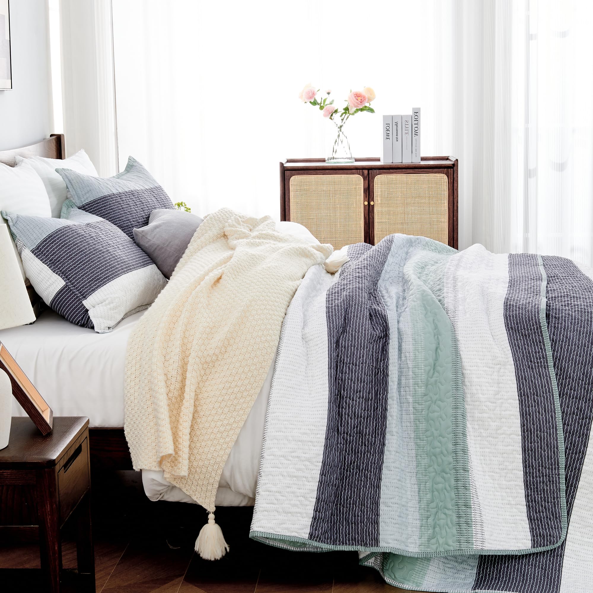 Andency close-up of fabric texture highlighting soft polyester and breathable comfort