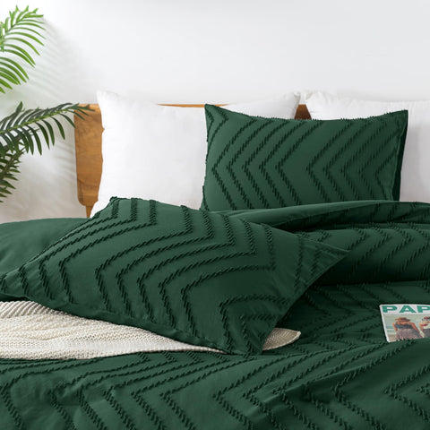 Andency comforter in bed lifestyle scene creating a cozy, polished bedroom atmosphere
