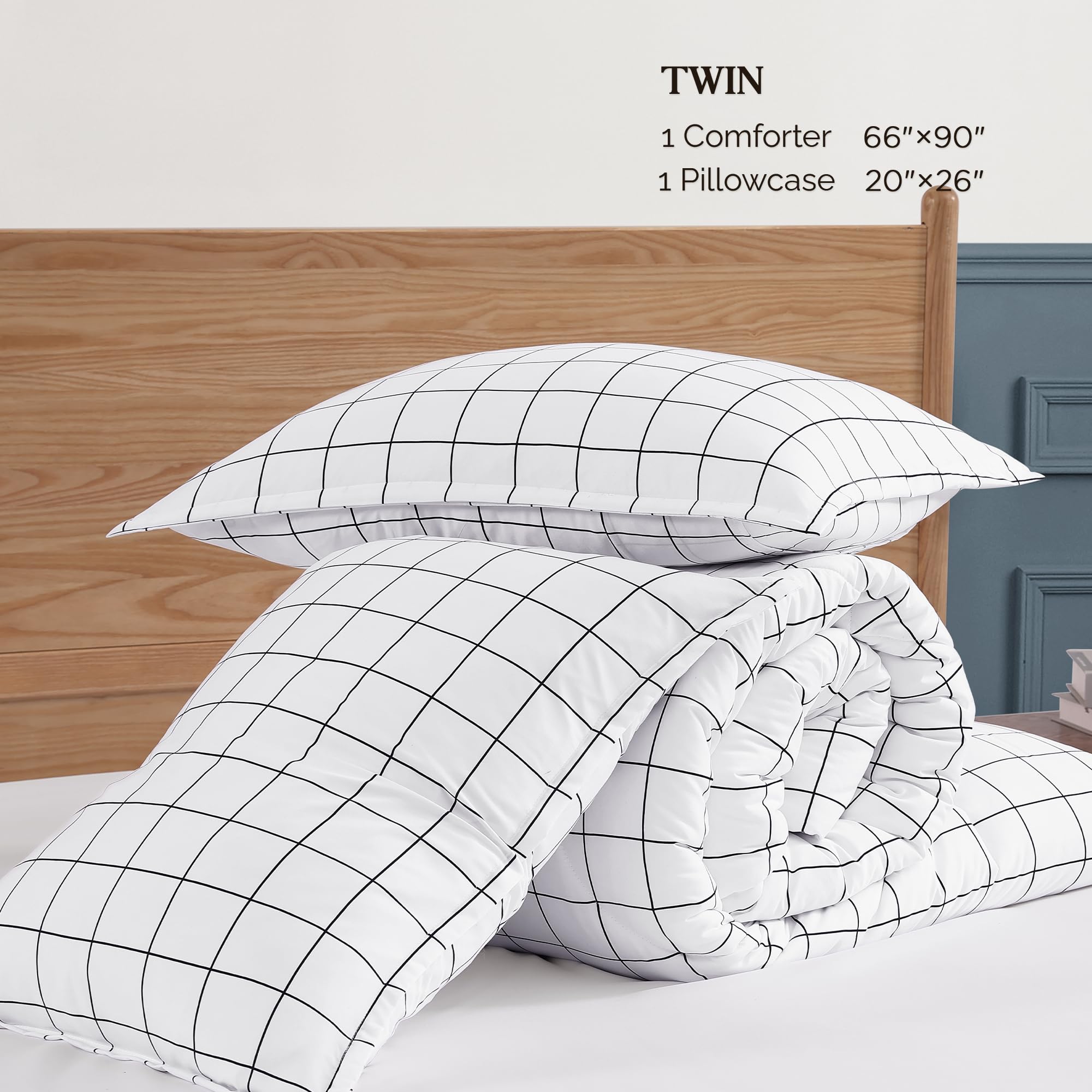 Andency styled bedroom with comforter demonstrating neutral decor versatility