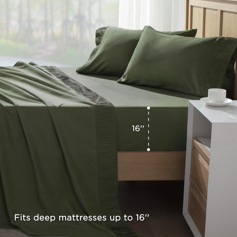 Andency pillowcases ruched detail conveying soft texture and elegance