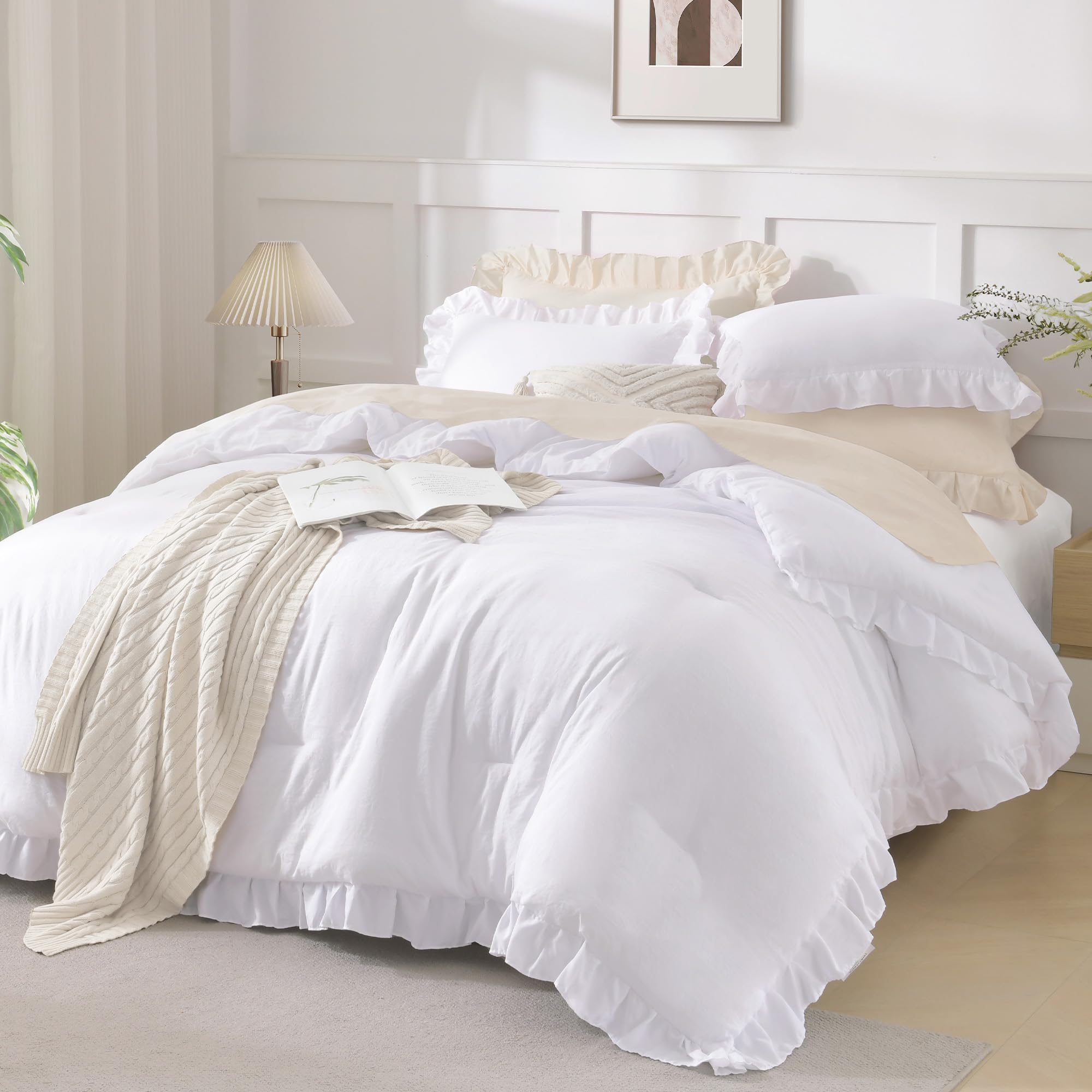 Andency pillowcase and sham on bed emphasizing coordinated set and neat finish
