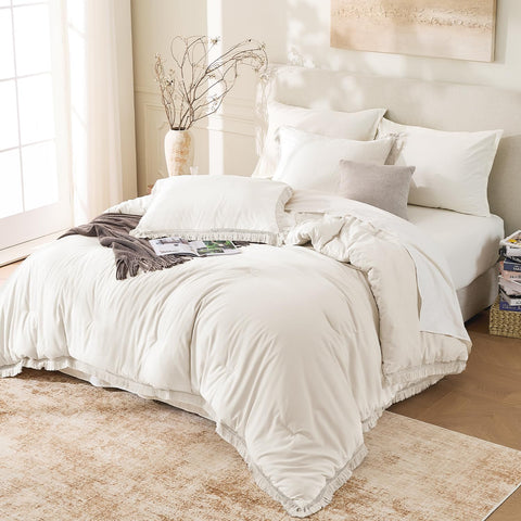 Andency two tassel pillowcases arranged on bed offering instant style update