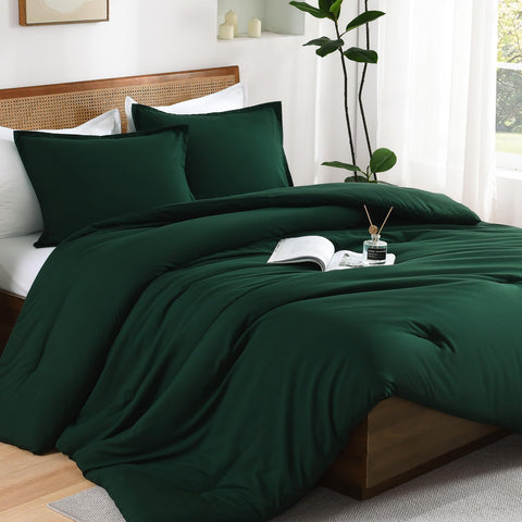 andency front view of queen comforter showing full coverage and rich color for stylish bedding
