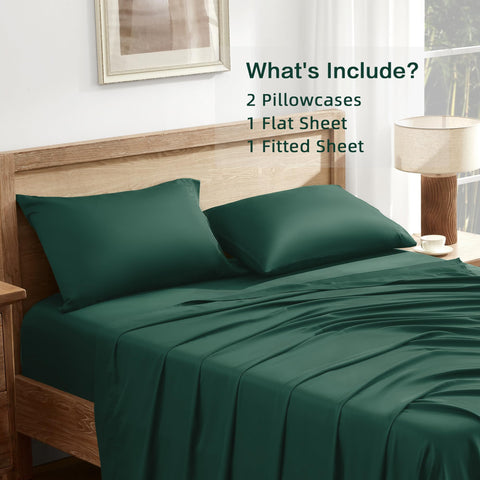 Andency sheets on mattress in use illustrating breathable comfort