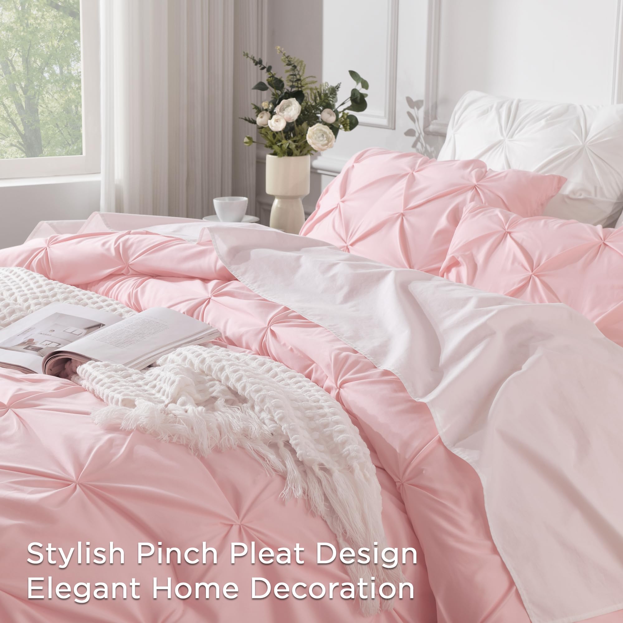 Andency fabric texture closeup showing soft polyester feel and comfort