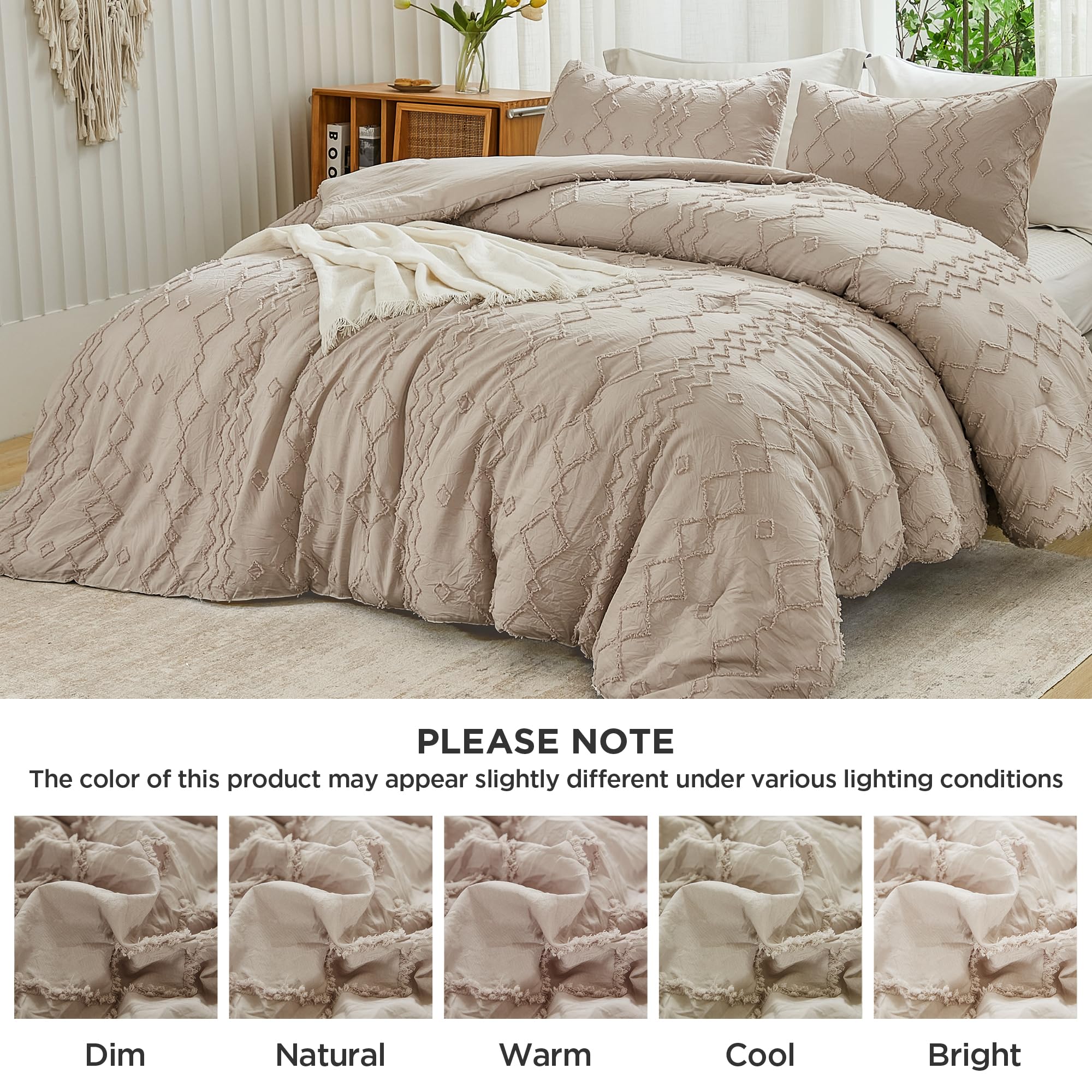 Andency unpacked comforter regaining loft after vacuum pack for immediate use
