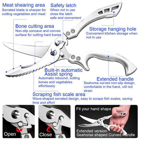 ANDONG blade close-up of stainless steel edge, corrosion resistance for longevity