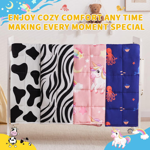anfie folded blanket in packaging displaying travel-ready convenience