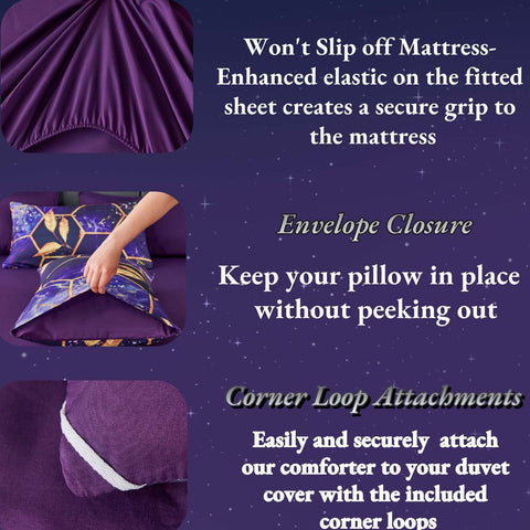 ANGIYUIN comforter drape over bed showing oversized queen coverage