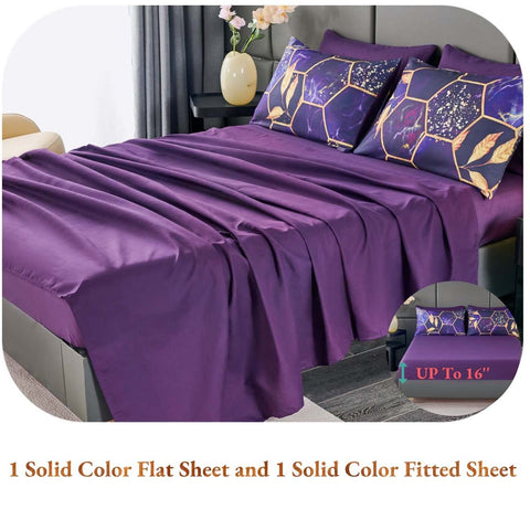 ANGIYUIN fitted sheet on queen mattress illustrating secure deep-pocket fit