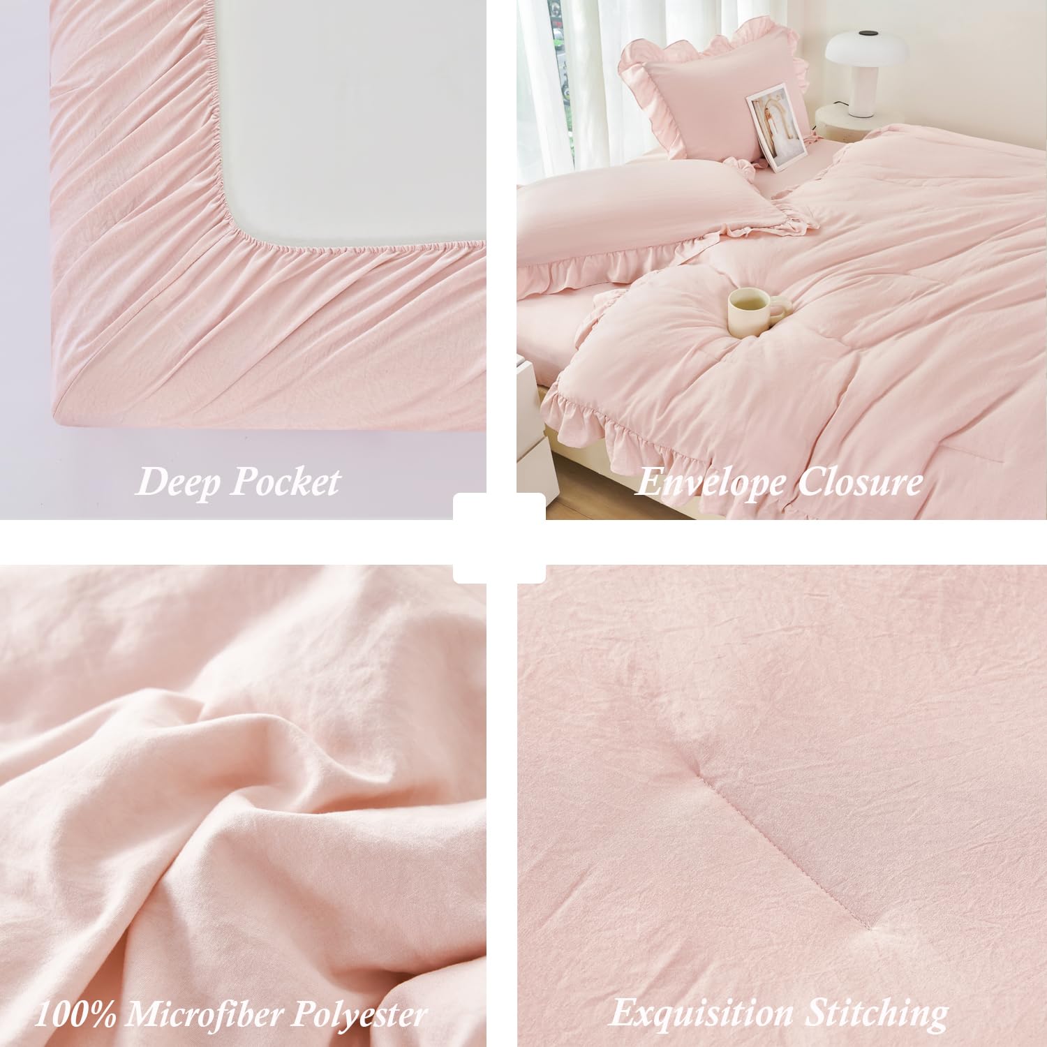 ANGIYUIN microfiber texture close-up demonstrating plush comfort