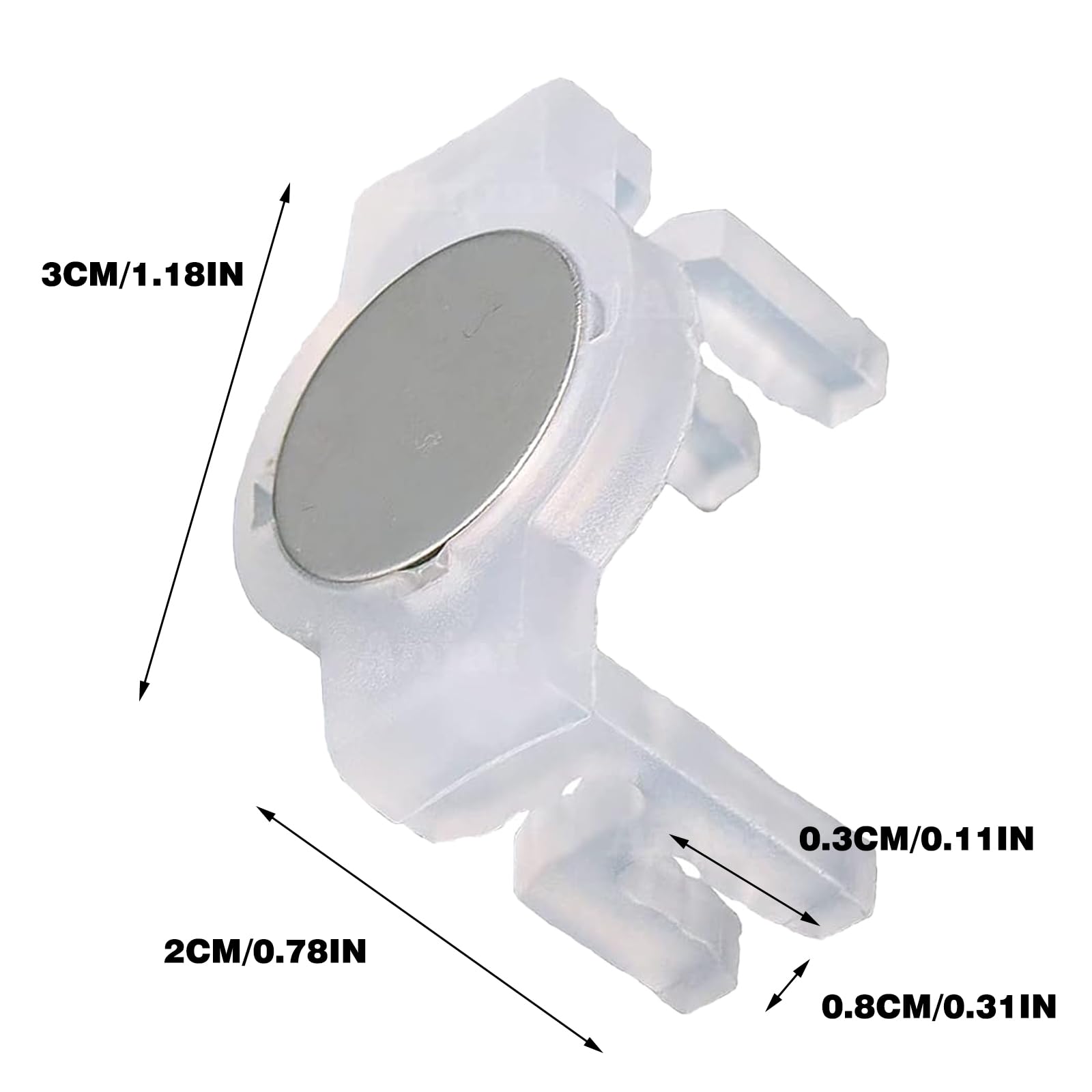 Aniai close-up of magnet housing highlighting strong hold advantage