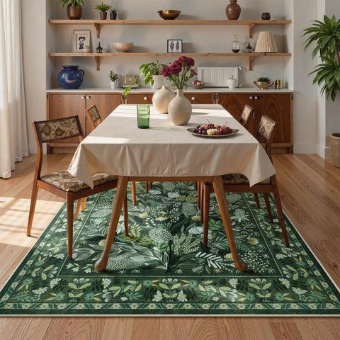 Anidaroel rug styled in a living room adding natural tones and cozy atmosphere