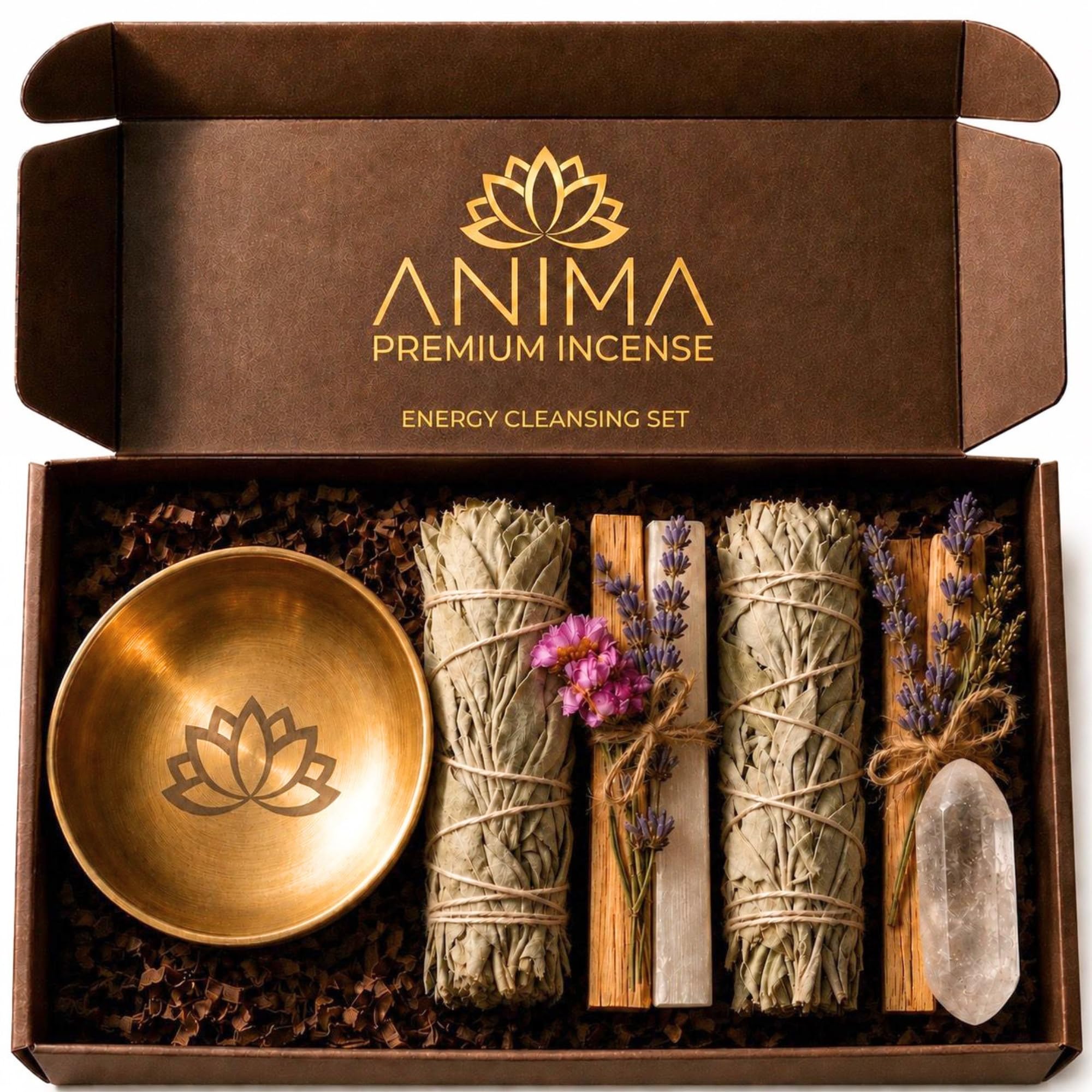 Anima front packaging box arranged nicely, ready to gift