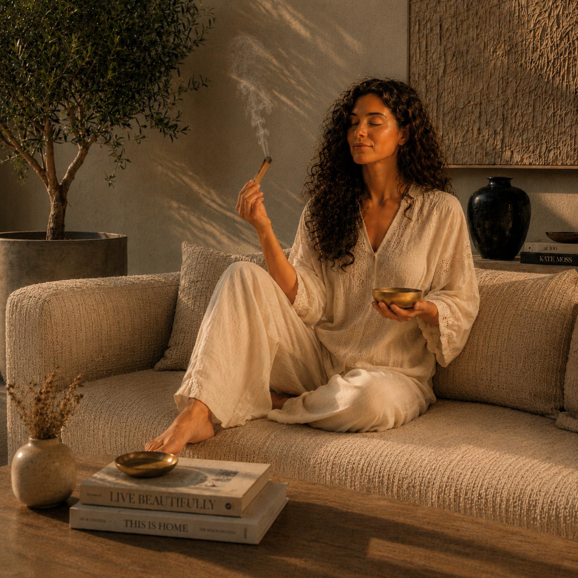 Anima palo santo sticks with warm grain detail for inviting aroma