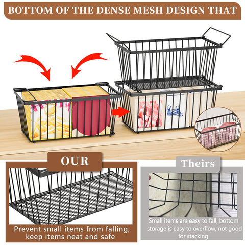 ANJUBAN mesh bottom closeup preventing spills and keeping small items secure