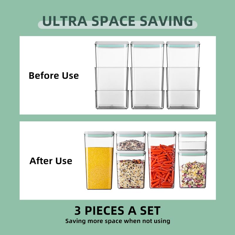 Ankou containers organized in a fridge demonstrating neat storage and visibility benefit