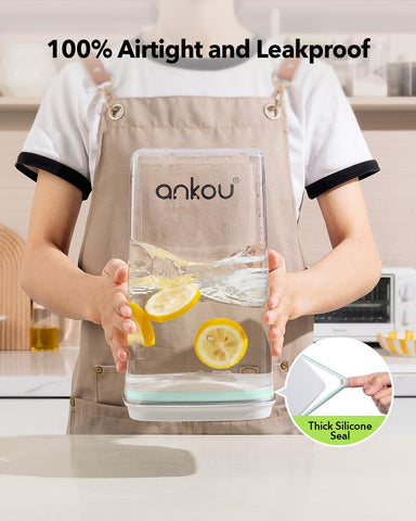 Ankou 130ml scoop detail inside container for precise measuring and tidy storage benefit