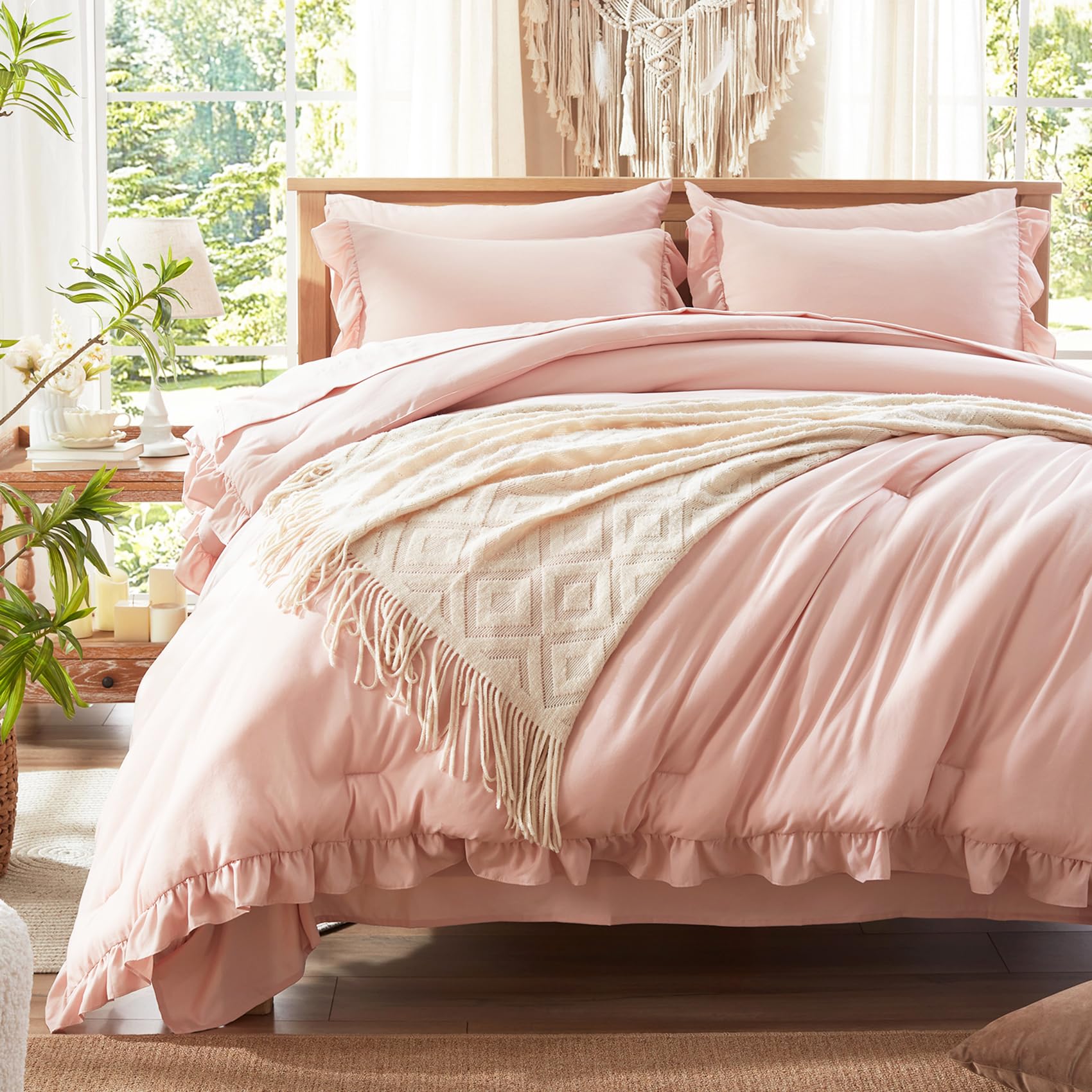 Anluoer brushed microfiber fabric texture showing softness and breathable comfort