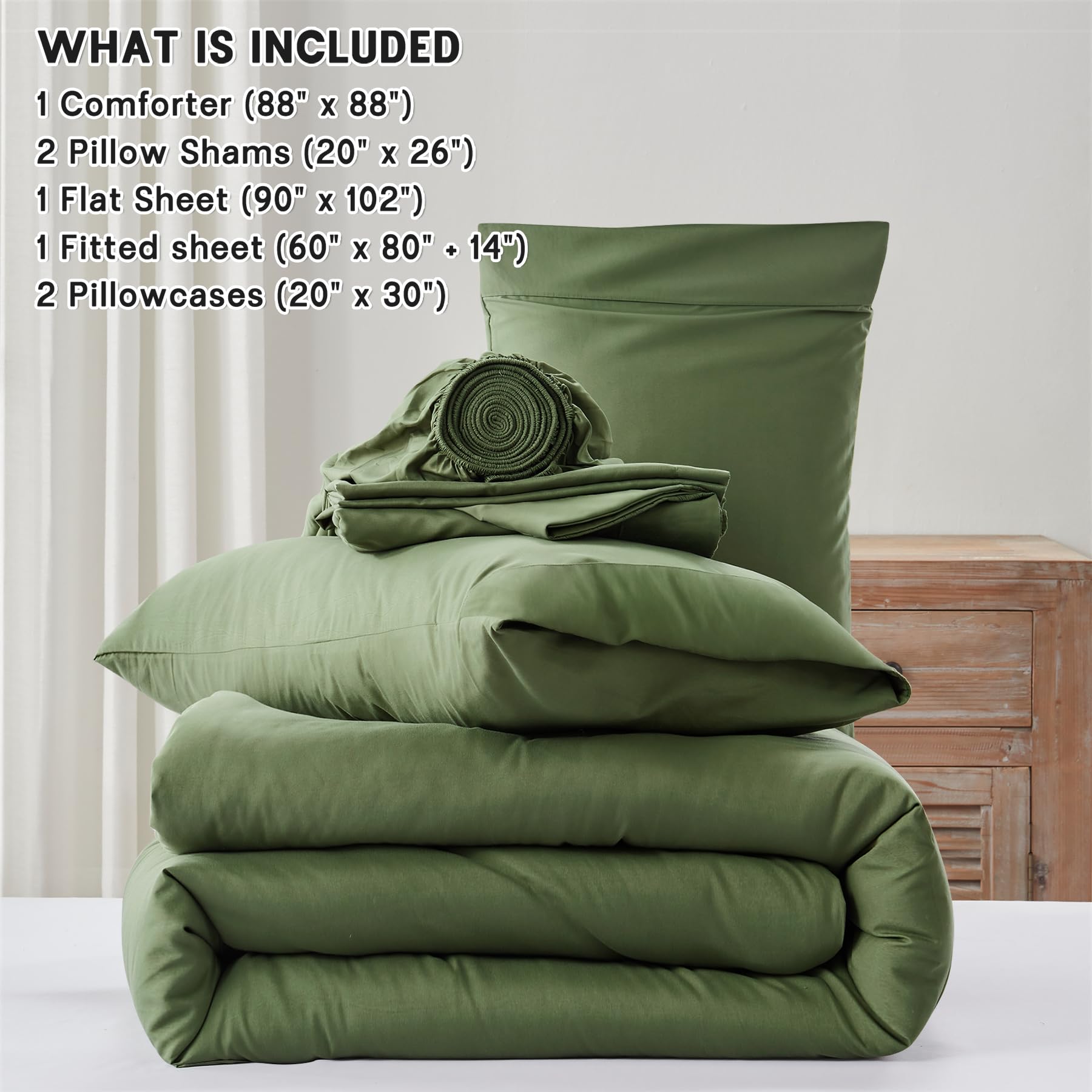 Anluoer unpacked comforter fluffing to show loft recovery benefit