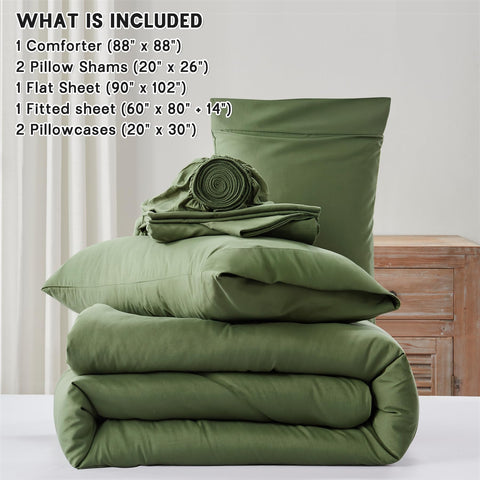 Anluoer unpacked comforter fluffing to show loft recovery benefit