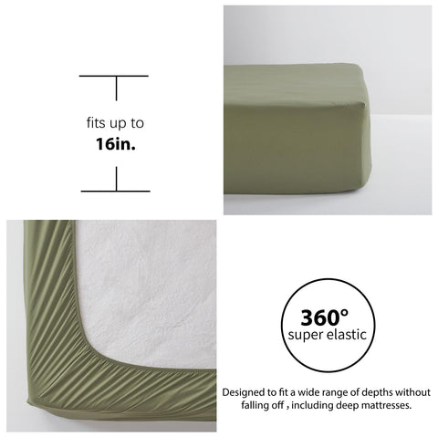 Anluoer comforter on mattress for scale showing generous coverage and proper queen fit