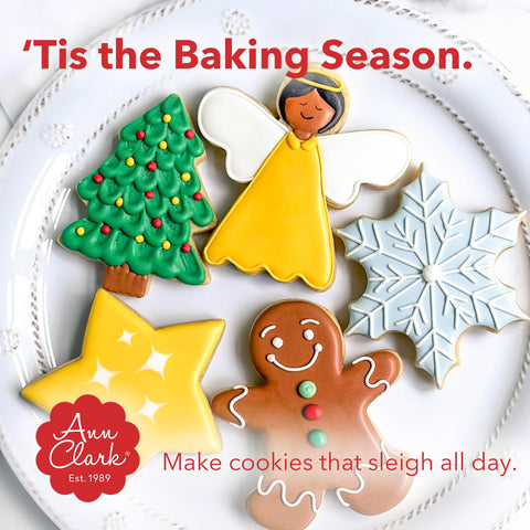 Ann Clark cutter pressing through cookie dough to show clean-cut performance